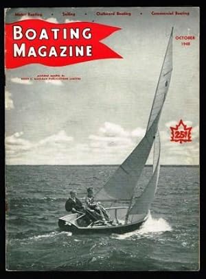 Imagen del vendedor de Boating Magazine: October, 1948 a la venta por Antiquarius Booksellers