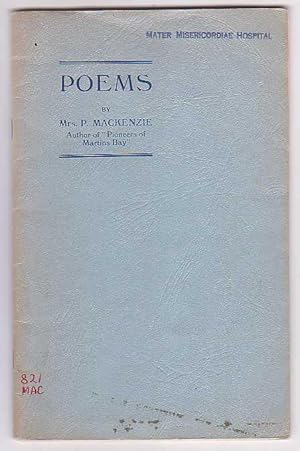 Seller image for Poems for sale by Renaissance Books, ANZAAB / ILAB