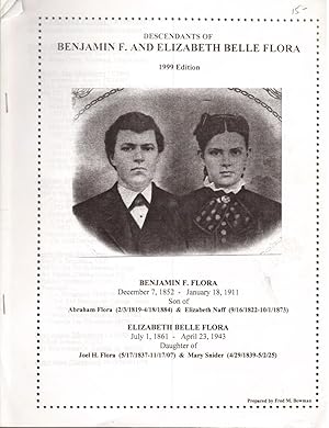 Seller image for Descendants of Benjamin F. and Elizabeth Belle Flora for sale by Hyde Brothers, Booksellers