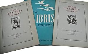 Nordisk Exlibris Tidsskrift, 3 issues