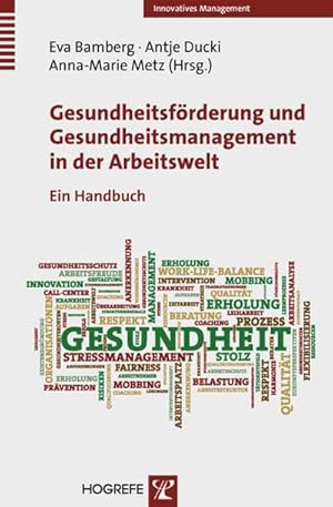 Immagine del venditore per Gesundheitsfrderung und Gesundheitsmanagement in der Arbeitswelt venduto da Rheinberg-Buch Andreas Meier eK