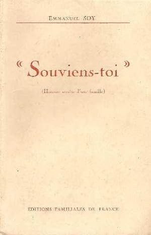 Imagen del vendedor de Souviens-toi (Histoire secrte d'une famille) a la venta por crealivres