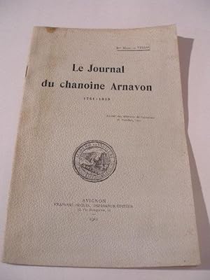 LE JOURNAL DU CHANOINE ARNAVON 1761 - 1819