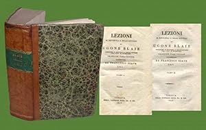 Imagen del vendedor de Lezioni di Rettorica e belle lettere Regole ed osservazioni della lingua toscana a la venta por Studio Bibliografico Imprimatur