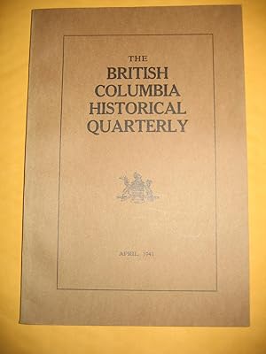 Image du vendeur pour The British Columbia Historical Quarterly mis en vente par Empire Books