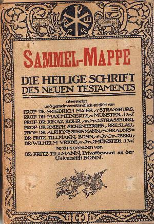 Bild des Verkufers fr Sammel-Mappe : Die Heilige Schrift des Neuen Testaments. zum Verkauf von Auf Buchfhlung