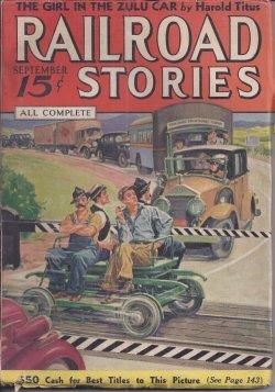Seller image for RAILROAD Stories: September, Sept. 1936 for sale by Books from the Crypt