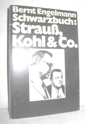 Image du vendeur pour Schwarzbuch III: Strau, Kohl & Co. mis en vente par Antiquariat Zinnober