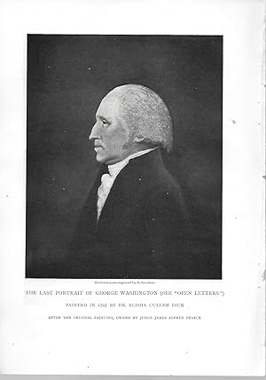 Seller image for The Last Portrait Of Washington And The Painter Of It for sale by Legacy Books II