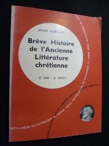 Seller image for Brve Histoire de l'Ancienne Littrature chrtienne for sale by Abraxas-libris