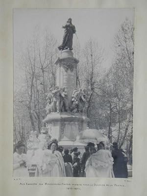 Group of People at Rhone Memorial, France.