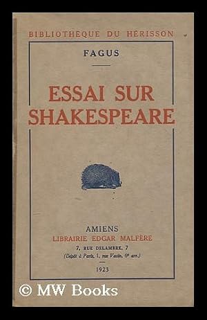 Seller image for Essai sur Shakespeare for sale by MW Books Ltd.