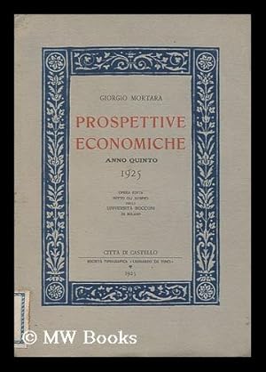 Seller image for Prospettive economiche : anno quinto 1925 for sale by MW Books Ltd.