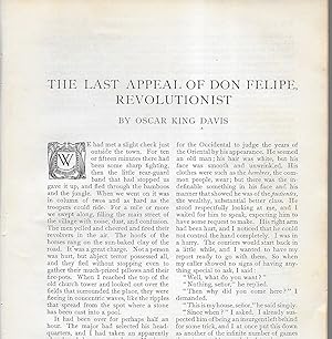 Seller image for The Last Appeal Of Don Felipe, Revolutionist for sale by Legacy Books II