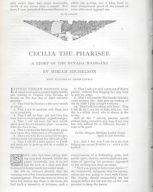 Image du vendeur pour Cecilia The Pharisee. A Story Of The Nevada Madigans mis en vente par Legacy Books II