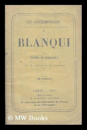 Image du vendeur pour Blanqui / par Eugene de Mirecourt mis en vente par MW Books