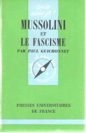 Mussolini et le facisme