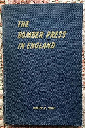 THE BOMBER PRESS in ENGLAND