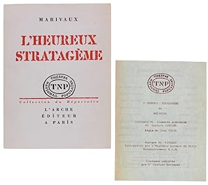 Bild des Verkufers fr L'HEUREUX STRATAGEME. Comdie en trois actes et en prose.: zum Verkauf von Bergoglio Libri d'Epoca