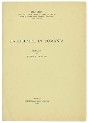 Seller image for BAUDELAIRE IN ROMANIA. Memoria.: for sale by Bergoglio Libri d'Epoca