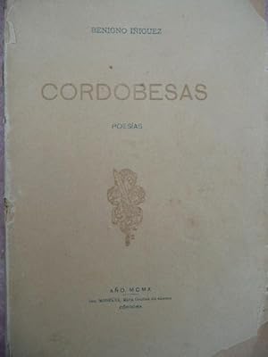 Imagen del vendedor de CORDOBESAS Poesias a la venta por Reus, Paris, Londres