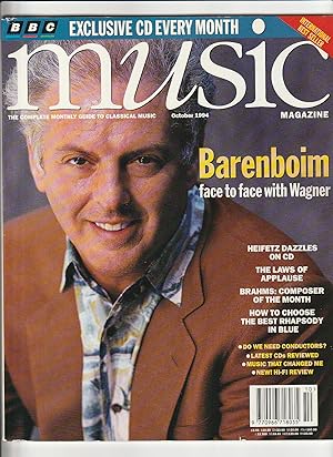 Immagine del venditore per BBC Music Magazine October 1994 Volume 3, Number 2 venduto da Ray Dertz