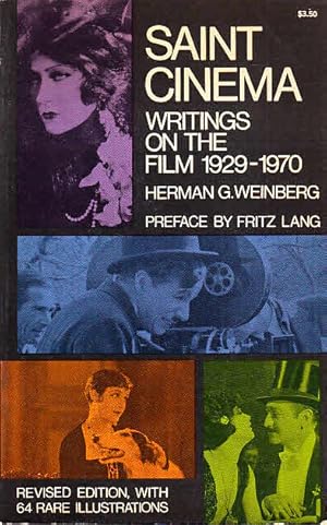 Seller image for Saint Cinema; Writings on the Film 1929-1970. Preface by Fritz Lang. for sale by Licus Media