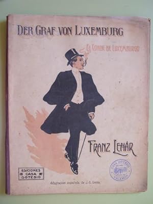 Seller image for Partitura - Score : DER GRAF VON LUXEMBOURG ( El Conde de Luxemburgo ) - Opereta for sale by Librera Maestro Gozalbo