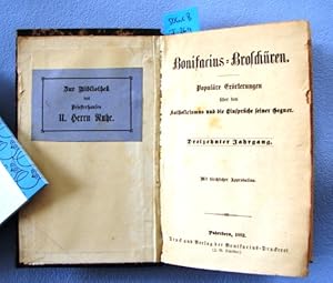 Immagine del venditore per Bonifacius-Broschren. 13. Jahrgang. Populre Errterungen ber den Katholicismus und die Einsprche seiner Gegner. venduto da Augusta-Antiquariat GbR