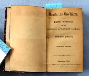 Immagine del venditore per Bonifacius-Broschren. 15. Jahrgang. Populre Errterungen ber den Katholicismus und die Einsprche seiner Gegner. venduto da Augusta-Antiquariat GbR