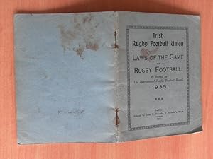 Seller image for Irish Rugby Football Union Laws of the Game of Rugby Football as Framed By the International Rugby Football Board 1935 for sale by Dublin Bookbrowsers