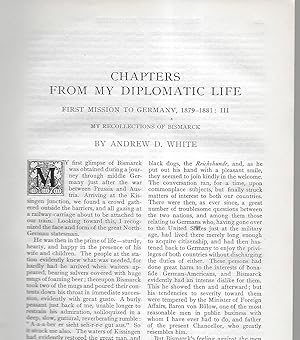 Imagen del vendedor de Chapters From My Diplomatic Life, First Mission To Germany 1879 - 1881, Part III, My Recollections Of Bismarck a la venta por Legacy Books II