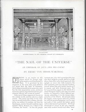 Seller image for The Nail Of The Universe: An Emperor Of Java And His Court for sale by Legacy Books II