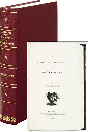 Seller image for A History and Description of Modern Wines for sale by Between the Covers-Rare Books, Inc. ABAA