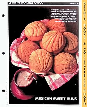 McCall's Cooking School Recipe Card: Breads 34 - Conchas : Replacement McCall's Recipage or Recip...