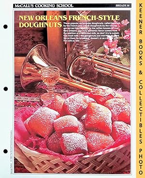 McCall's Cooking School Recipe Card: Breads 38 - Creole Doughnuts : Replacement McCall's Recipage...