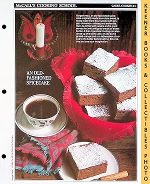 McCall's Cooking School Recipe Card: Cakes, Cookies 23 - Raisin Gingerbread : Replacement McCall'...