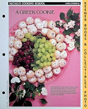 McCall's Cooking School Recipe Card: Cakes, Cookies 32 - Greek Butter Cookies - Kourabiedes : Rep...