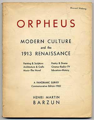 Seller image for Orpheus 1960: Modern Culture and the 1913 Renaissance for sale by Between the Covers-Rare Books, Inc. ABAA