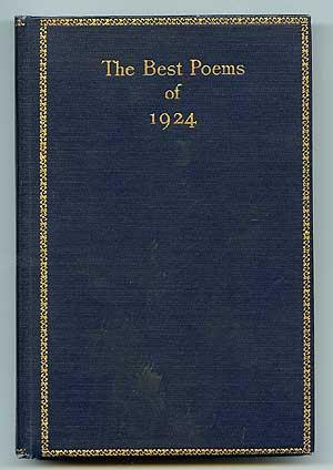 Bild des Verkufers fr The Best Poems of 1924 zum Verkauf von Between the Covers-Rare Books, Inc. ABAA