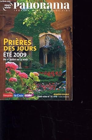 Imagen del vendedor de PARANORMA hors serie n72 : Prires des jours t 2009 du 1er juillet au 31 aout a la venta por Le-Livre