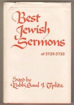 Best Jewish Sermons of 5729-5730.