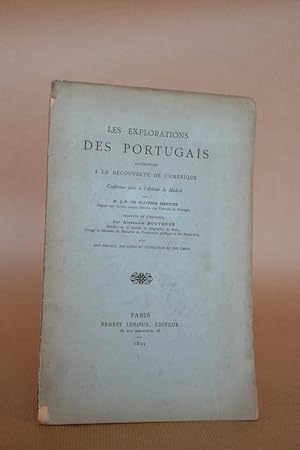 Imagen del vendedor de Les explorations des Portugais antrieures  la dcouverte de l'Amrique [anterieures a Decouverte amerique] a la venta por Librairie Raimbeau