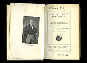 Seller image for Charles-Augustin Sainte-Beuve: French Men of Letters for sale by Little Stour Books PBFA Member