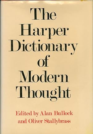 Seller image for The Harper Dictionary of Modern Thought for sale by The Ridge Books