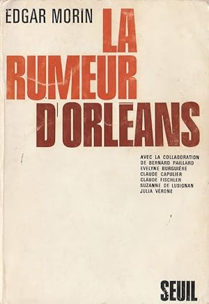 Seller image for La Rumeur d'Orlans for sale by ARTLINK