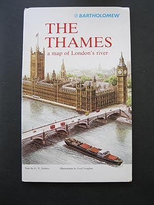 Image du vendeur pour THE THAMES A Map of London's River mis en vente par The Book Scot