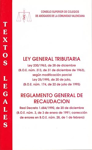 LEY GENERAL TRIBUTARIA - REGLAMENTO GENERAL DE RECAUDACION