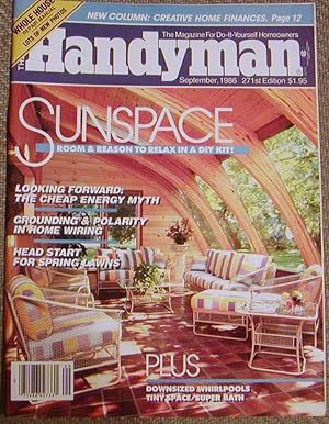 Seller image for The Handyman September 1986 for sale by Hastings of Coral Springs