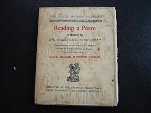 Seller image for The Sette of Odd Volumes; Opusculum XXVII: Reading a Poem. for sale by J. King, Bookseller,